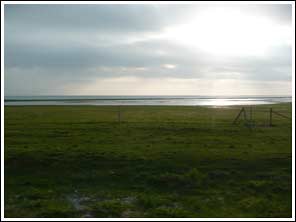 Quinhai-meer op 3200m hoogte